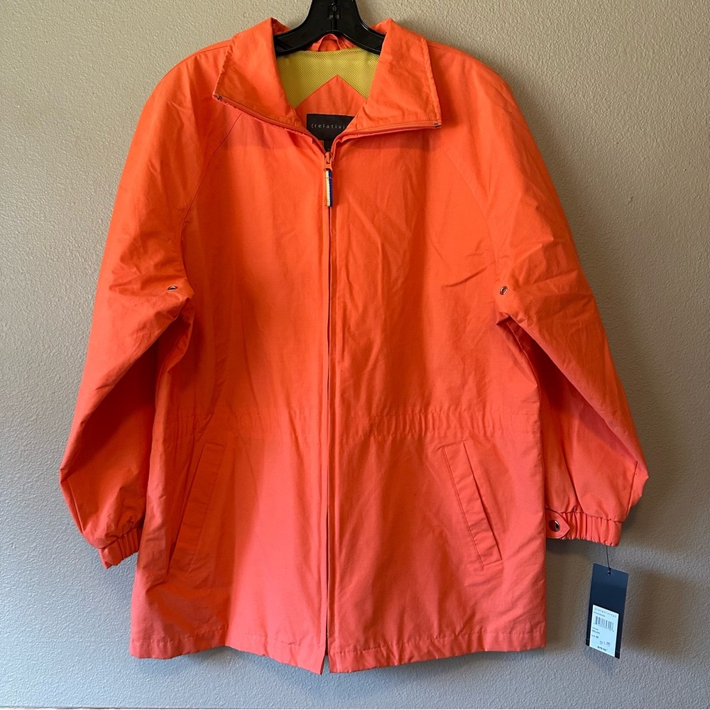 Relativity lightweight cinch waist jacket